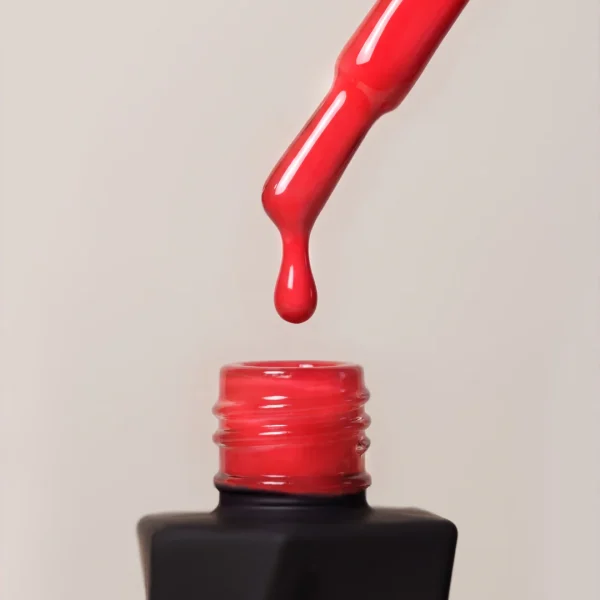 5J1A3463_AI3GlossyRed_2_resized Gel Polish Glossy Red - Evolve - Semi-permanent Nail Polish 10ml