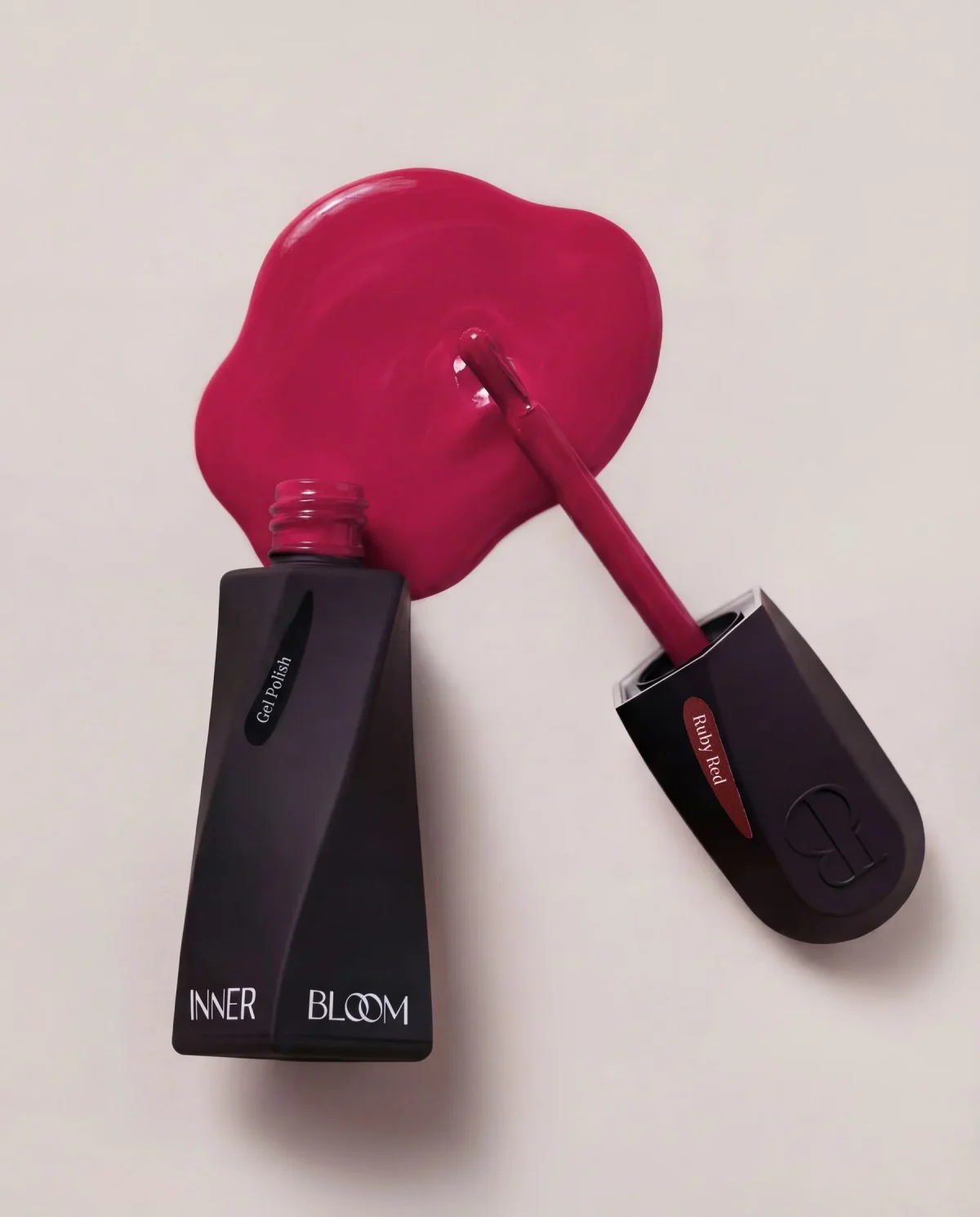 5J1A3463_AI3RubyRed_resized Gel Polish Ruby Red – Evolve – Soak-Off Gel Polish 10ml