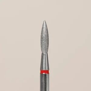 Diamond Flame Bur Red InnerBloom – Ø 2.1 mm (pointed tip)