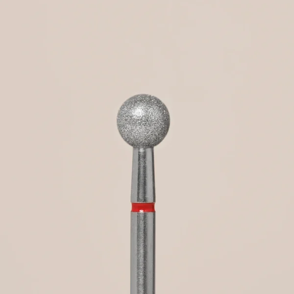 Diamond Milling Bit Sphere Red InnerBloom – Ø 5 mm
