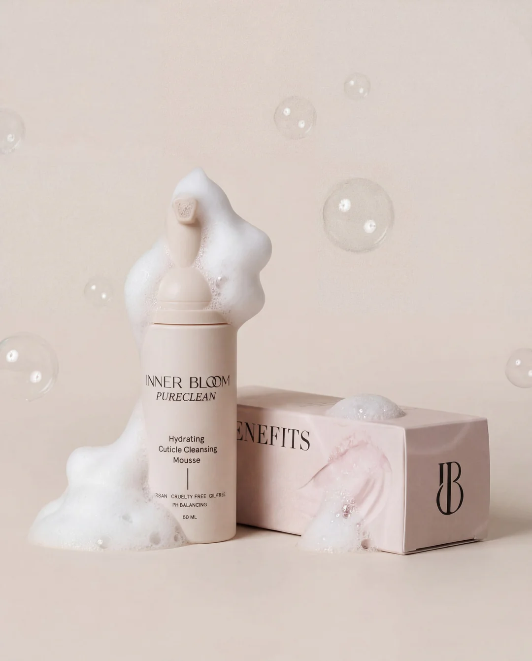 PureClean InnerBloom Cuticle Foam 60ml